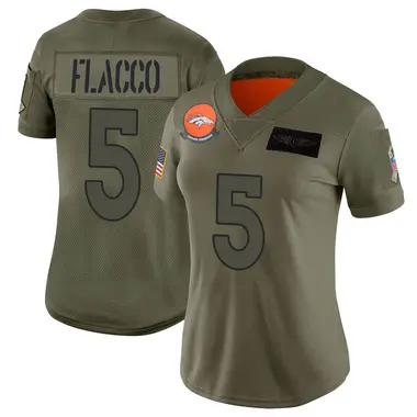 Men's Nike Joe Flacco Orange Denver Broncos Game Jersey